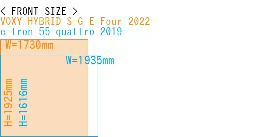 #VOXY HYBRID S-G E-Four 2022- + e-tron 55 quattro 2019-